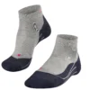Hardloopsokken Falke RU4 Short Women Lightgrey -Schoenen Winkel 1 16706 3406 frontview