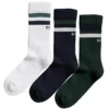 Sok Bjorn Borg Unisex Core Crew Sock Green Navy Blue White (3-pack) -Schoenen Winkel 1 19999 1608727311 1