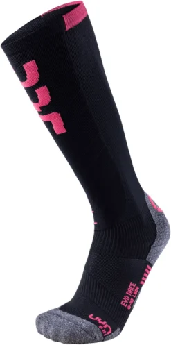 Skisok UYN Women Evo Race Black Pink Paradise