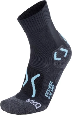 Wandelsok Uyn Women Trekking Outdoor Explorer Black Water Green