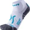Sokken Uyn Women Run Super Fast White Turquoise -Schoenen Winkel 1 s100066 w135 front