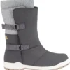 Snowboot Winter-Grip Women Felt Strapper Antraciet Grijs Mêlee -Schoenen Winkel 1123 1