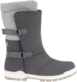 Snowboot Winter-Grip Women Felt Strapper Antraciet Grijs Mêlee