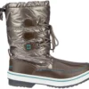 Snowboot Winter-Grip Women Glossed Trotter II Donker Taupe Smaragd Beige -Schoenen Winkel 1133 TSB