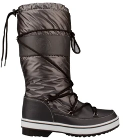 Snowboot Winter-Grip Women Classic Trotter Antraciet Wit Zwart