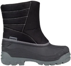 Snowboot Winter-Grip Snow Base Zwart Grijs
