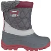 Snowboot Winter-Grip Northern Peak Antraciet Grijs Bordeaux -Schoenen Winkel 1166