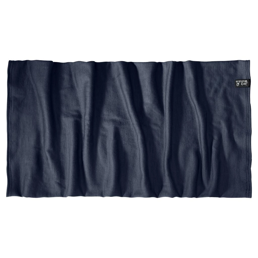 Sjaal Jack Wolfskin Merino Headgear Night Blue 3 Sjaal Jack Wolfskin Merino Headgear Night Blue