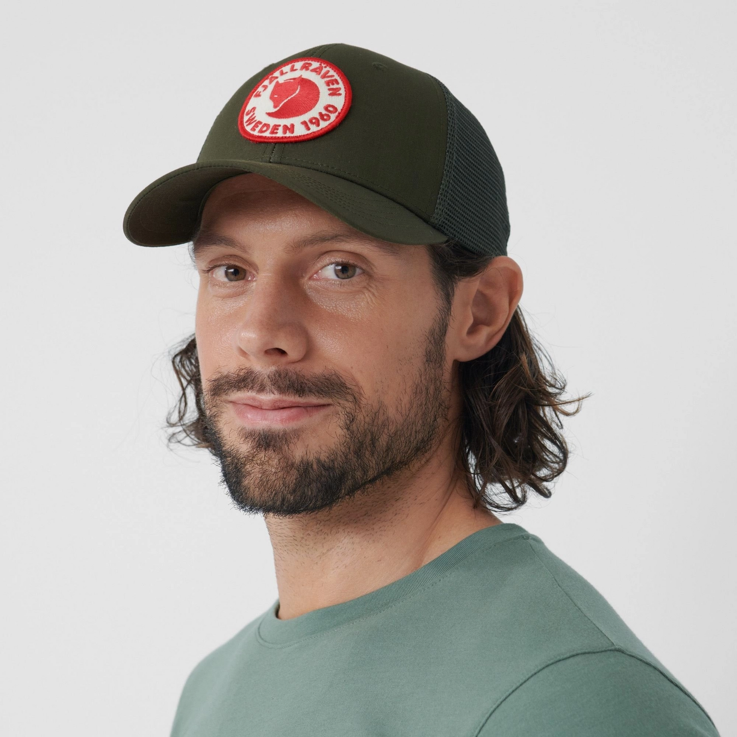 Pet Fjallraven 1960 Logo Långtradarkeps Cap Patina Green (L/XL) 5 Pet Fjallraven 1960 Logo Långtradarkeps Cap Patina Green (L/XL) - Afbeelding 3
