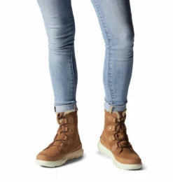 Sorel Women Explorer II Joan Faux Fur WP Velvet Tan -Schoenen Winkel 2 1959371 242 a9 presetWeb