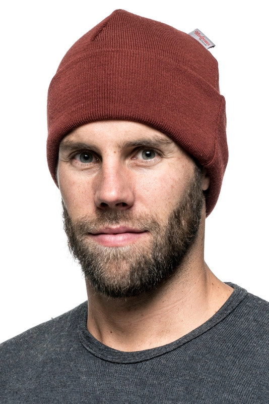 Muts Woolpower Beanie Classic Rust Red 4 Muts Woolpower Beanie Classic Rust Red - Afbeelding 2