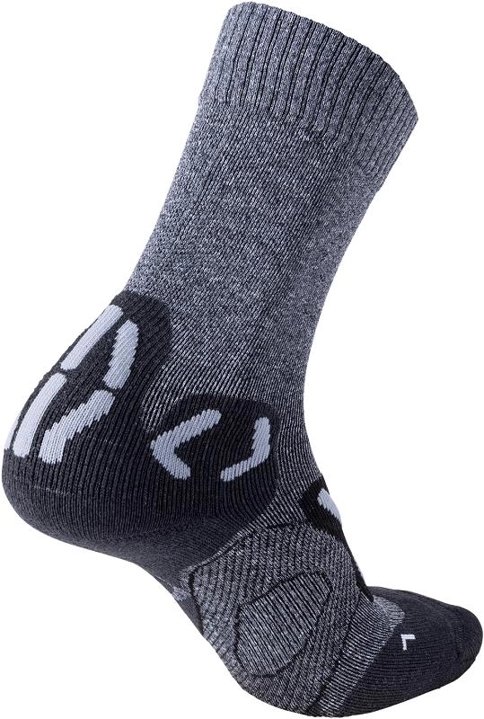 Wandelsok Uyn Women Trekking Outdoor Explorer Mid Grey Melange Pearl Grey 4 Wandelsok Uyn Women Trekking Outdoor Explorer Mid Grey Melange Pearl Grey - Afbeelding 2
