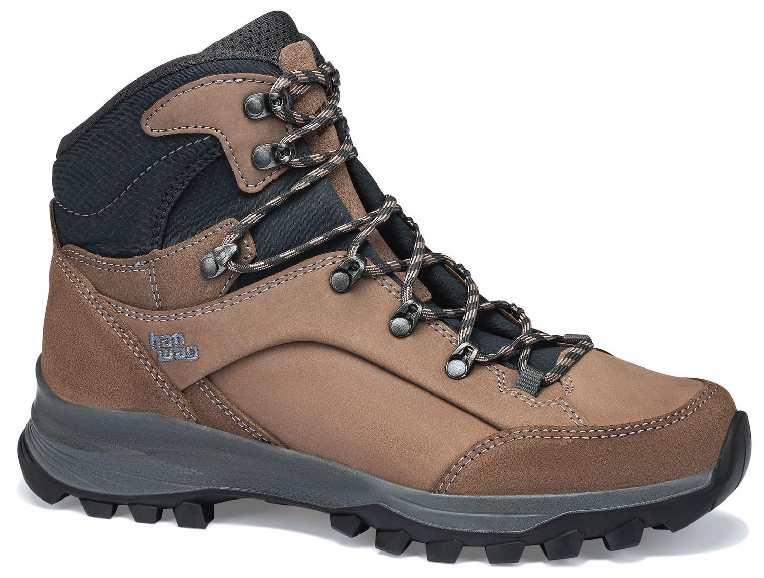 Wandelschoen Hanwag Women Banks LL Cappuccino Asphalt 3 Wandelschoen Hanwag Women Banks LL Cappuccino Asphalt