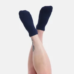 Sokken Bamboo Basics Dani Navy Gestreept (3-Delig) -Schoenen Winkel 3 DANI 002 front dames