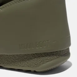 Snowboot Moon Boot Women Mid Rubber WP Khaki -Schoenen Winkel 3 moon boot protecht mid khaki rubber boots 17004926 34650596 2048