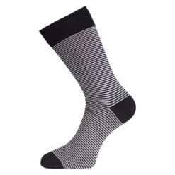Sokken Bamboo Basics Beau Black Stripe Black (3-Delig) -Schoenen Winkel 4 Beau 5gp 00220gift205