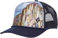 Pet Black Diamond Flat Bill Trucker Hat El Cap