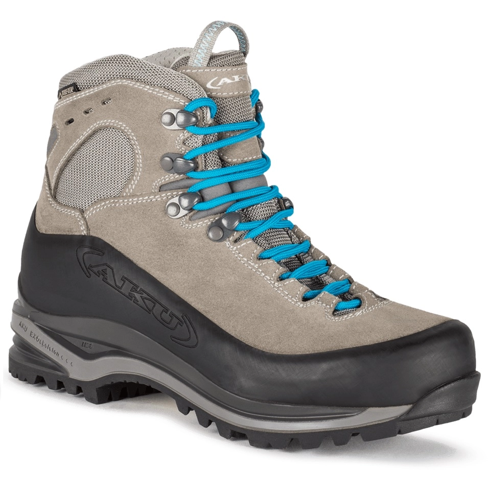 Wandelschoen AKU Woman Superalp GTX Light Grey Turquoise 3 Wandelschoen AKU Woman Superalp GTX Light Grey Turquoise