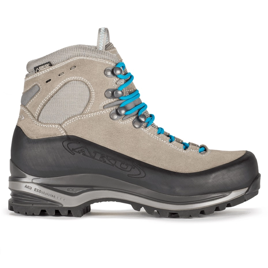 Wandelschoen AKU Woman Superalp GTX Light Grey Turquoise 4 Wandelschoen AKU Woman Superalp GTX Light Grey Turquoise - Afbeelding 2