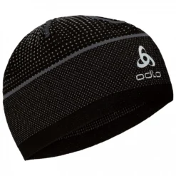 Muts Odlo Hat Velocity Ceramiwarm Black Odlo Steel Grey