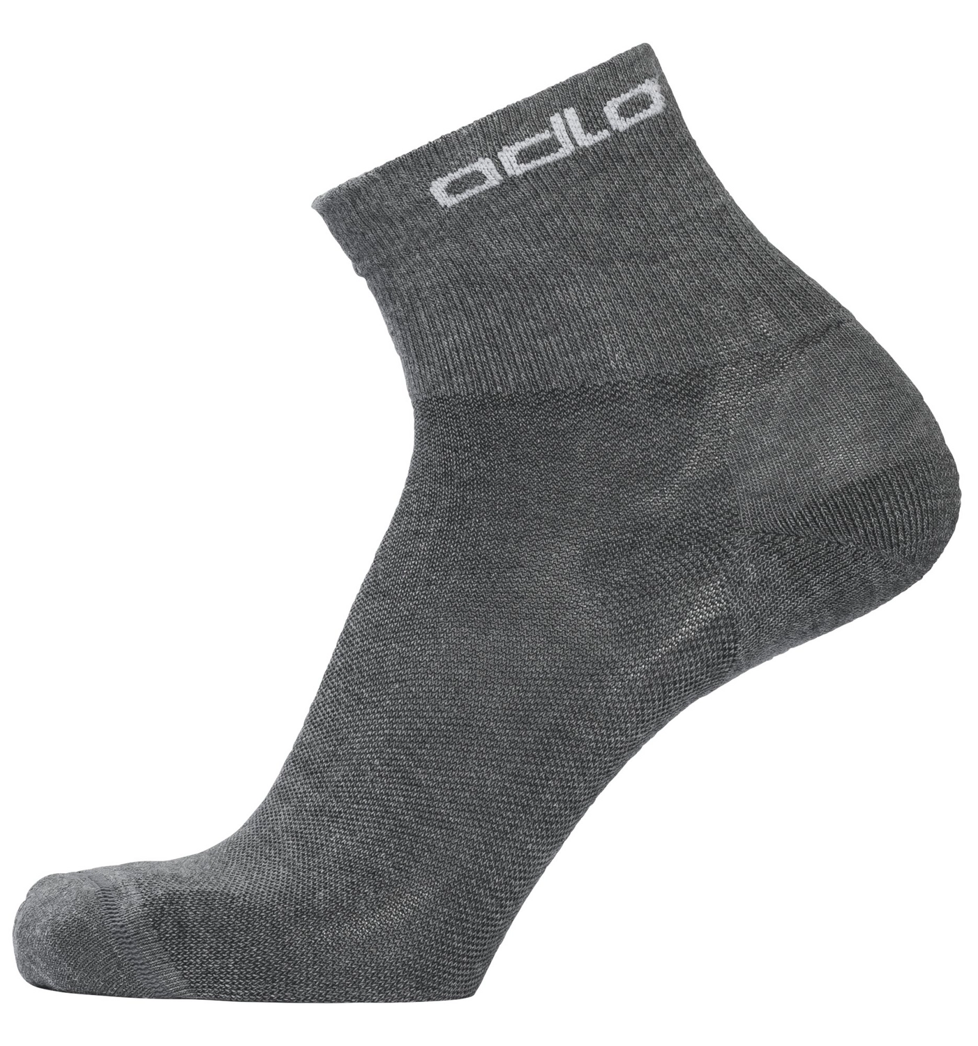 Sok Odlo Unisex Quarter Active Quater 2 Pack Grey Melange 3 Sok Odlo Unisex Quarter Active Quater 2 Pack Grey Melange