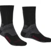 Sok Bridgedale Unisex Hike Midweight Merino Endurance Black -Schoenen Winkel B1690.846 1