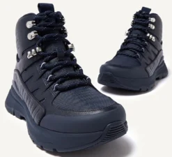 FitFlop Women Neo-D-Hyker Boots Leather-Mix Midnight Navy Mix -Schoenen Winkel FG8 751 81