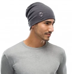 Muts Buff Heavyweight Loose Merino Solid Grey -Schoenen Winkel Heavyweight20muts20grijs203