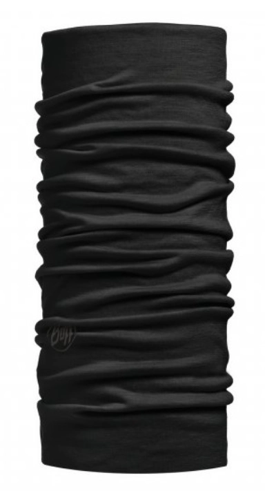 Nekwarmer Buff Lightweight Merino Solid Black 3 Nekwarmer Buff Lightweight Merino Solid Black