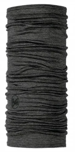 Nekwarmer Buff Lightweight Merino Solid Grey