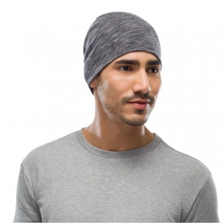 Muts Buff Midweight Merino Wool Graphite Multi Stripes 4 Muts Buff Midweight Merino Wool Graphite Multi Stripes - Afbeelding 2