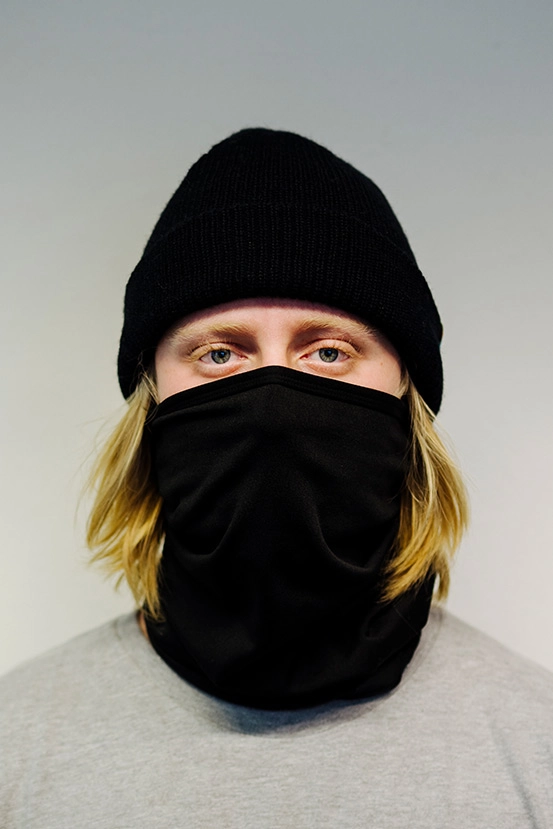 Nekwarmer Poederbaas Sport Performance Black 4 Nekwarmer Poederbaas Sport Performance Black - Afbeelding 2