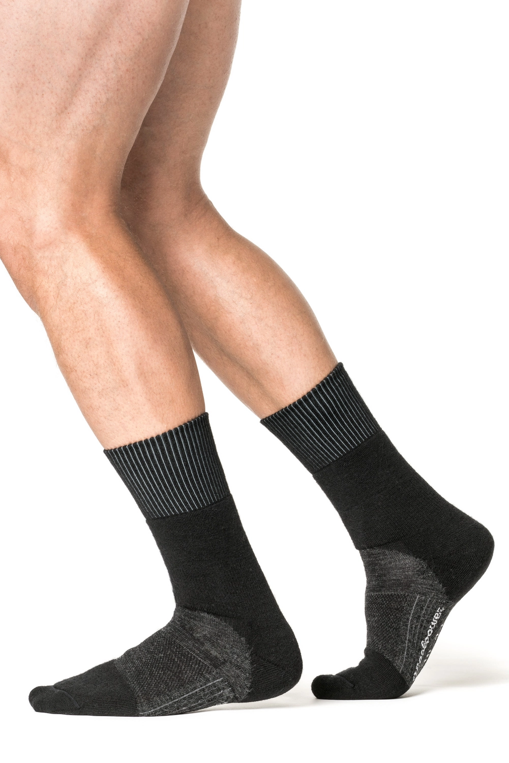 Sokken Woolpower Unisex Socks Skilled Classic 400 Black Dark Grey 4 Sokken Woolpower Unisex Socks Skilled Classic 400 Black Dark Grey - Afbeelding 2