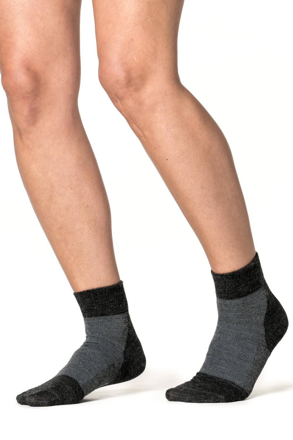 Sokken Woolpower Unisex Socks Skilled Short Liner Dark Grey Grey 4 Sokken Woolpower Unisex Socks Skilled Short Liner Dark Grey Grey - Afbeelding 2