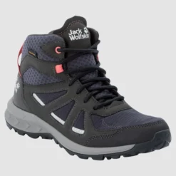 Wandelschoen Jack Wolfskin Women Woodland 2 Texapore Mid Dark Blue Pink