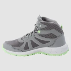 Wandelschoen Jack Wolfskin Women Woodland 2 Texapore Mid Dark Grey Light Green -Schoenen Winkel Women20Woodland20220Texapoor20Mid20Grey20light20green204