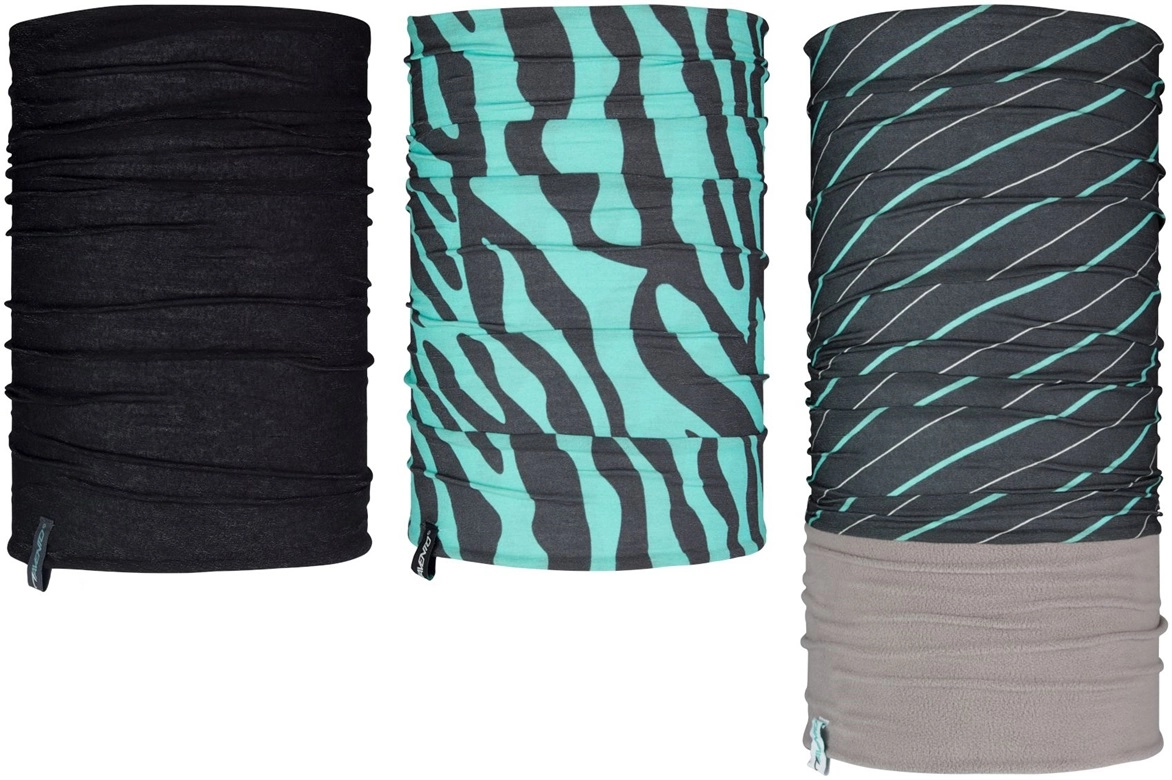 Sjaal Avento Women Colsjaal Set Van 3 Active Blauw/Zwart 3 Sjaal Avento Women Colsjaal Set Van 3 Active Blauw/Zwart