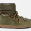 Snowboot Moon Boot Women Low Suede Nylon Army Green -Schoenen Winkel moon boot protecht low army green nylon boots 18517585 39731053 2048