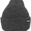 Muts Poederbaas Unisex Royal Rib Beanie Mr. Gray -Schoenen Winkel poederbaas rib beanie charcoal 3